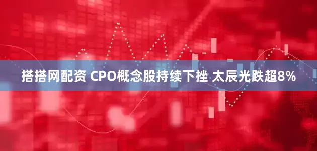 搭搭网配资 CPO概念股持续下挫 太辰光跌超8%